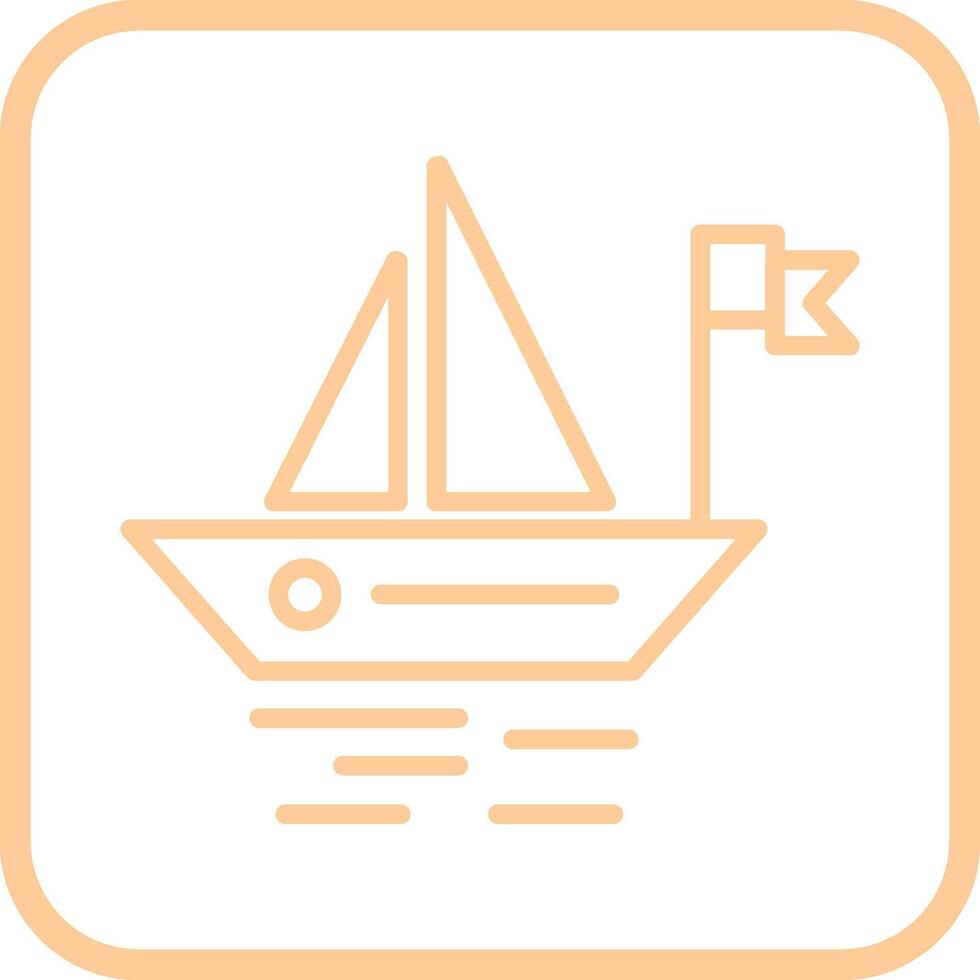 Small Boat Vector Icon