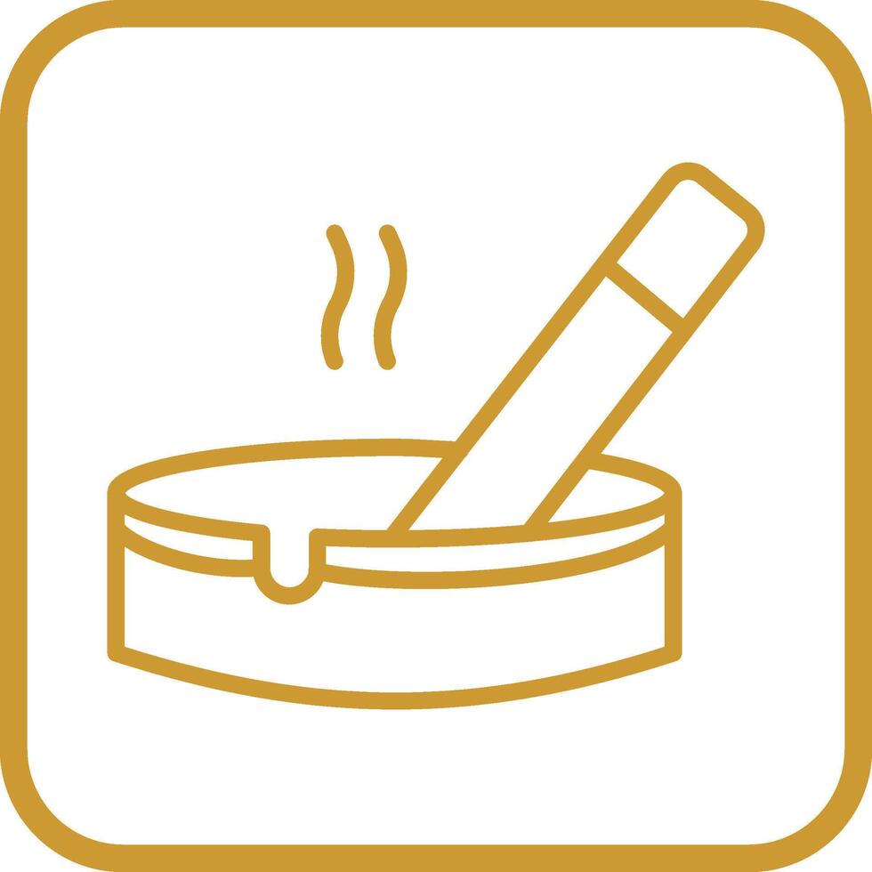 Ashtray Vector Icon