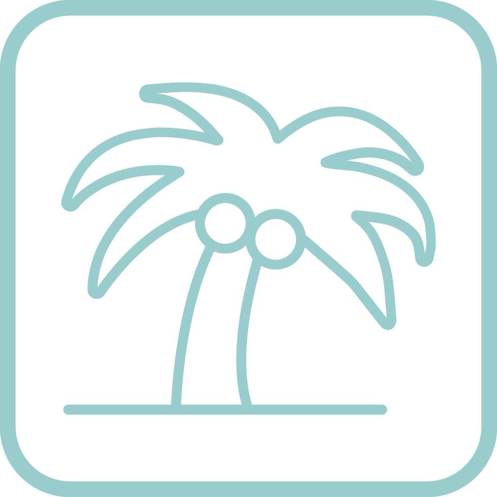 Coconut Tree Vector Icon