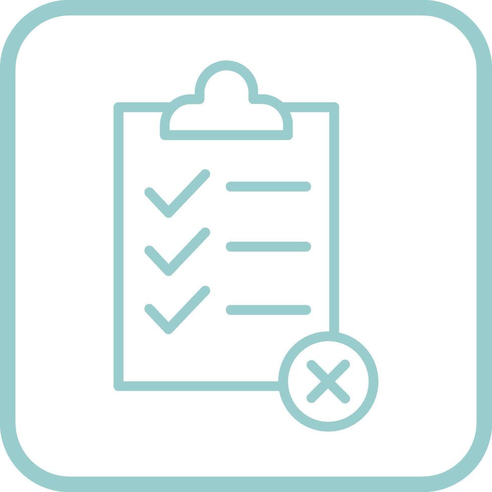 Rejected Vector Icon