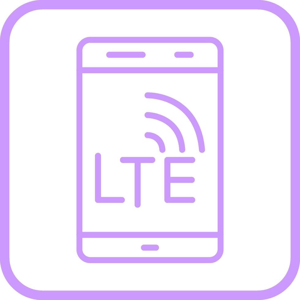 lte vector icono