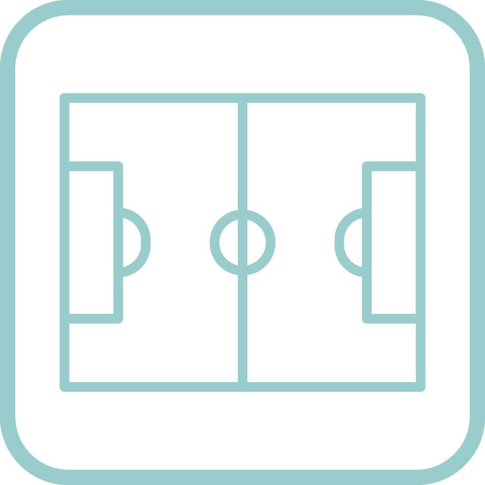 icono de vector de campo de fútbol