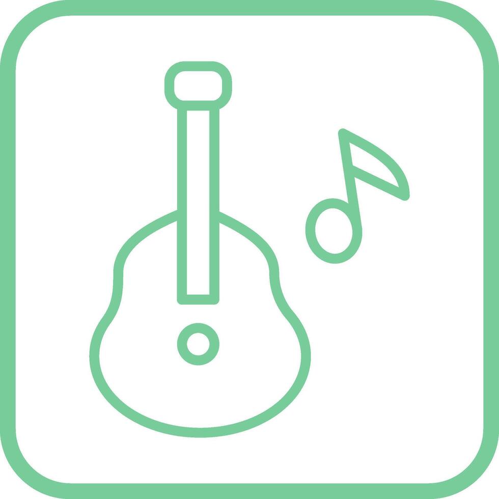 icono de vector de guitarra