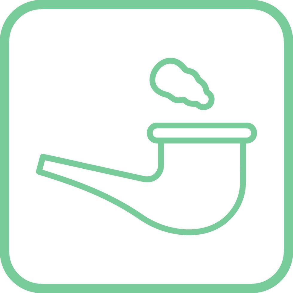 Smoke Pipe Vector Icon