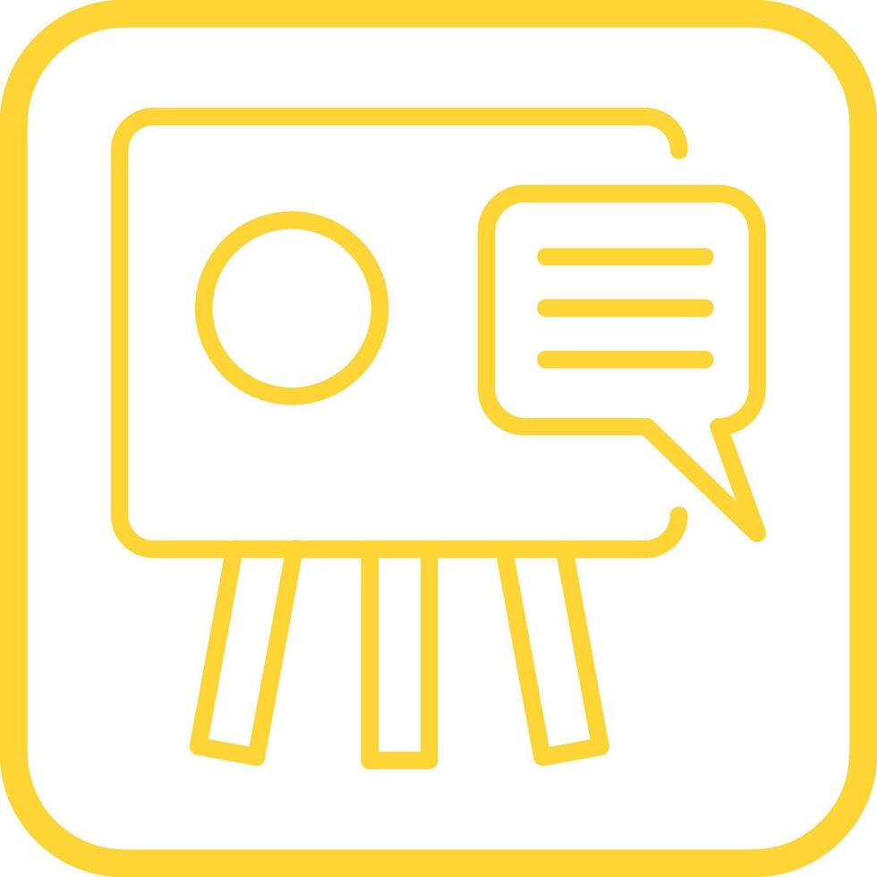 Message Board Vector Icon