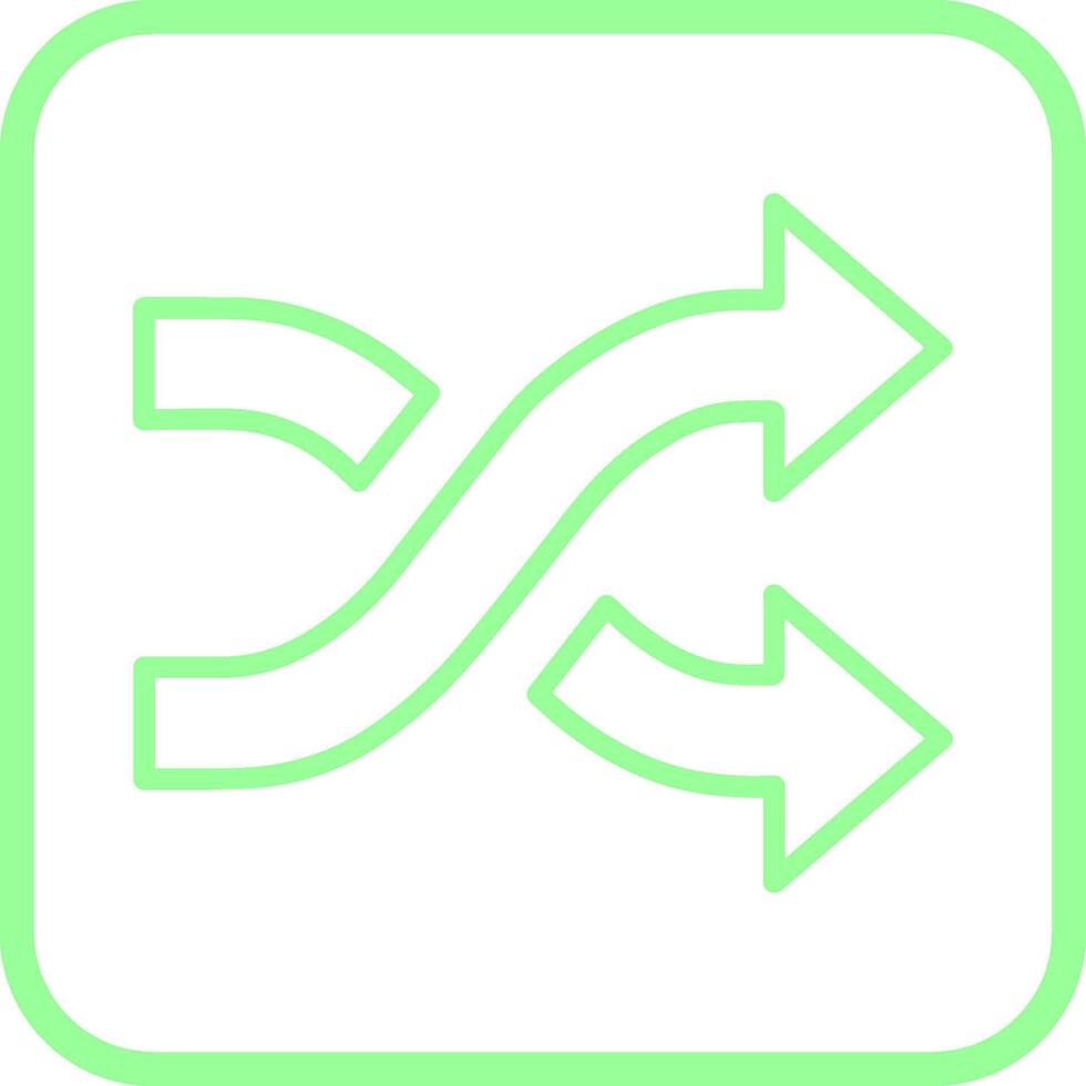 Shuffle Vector Icon