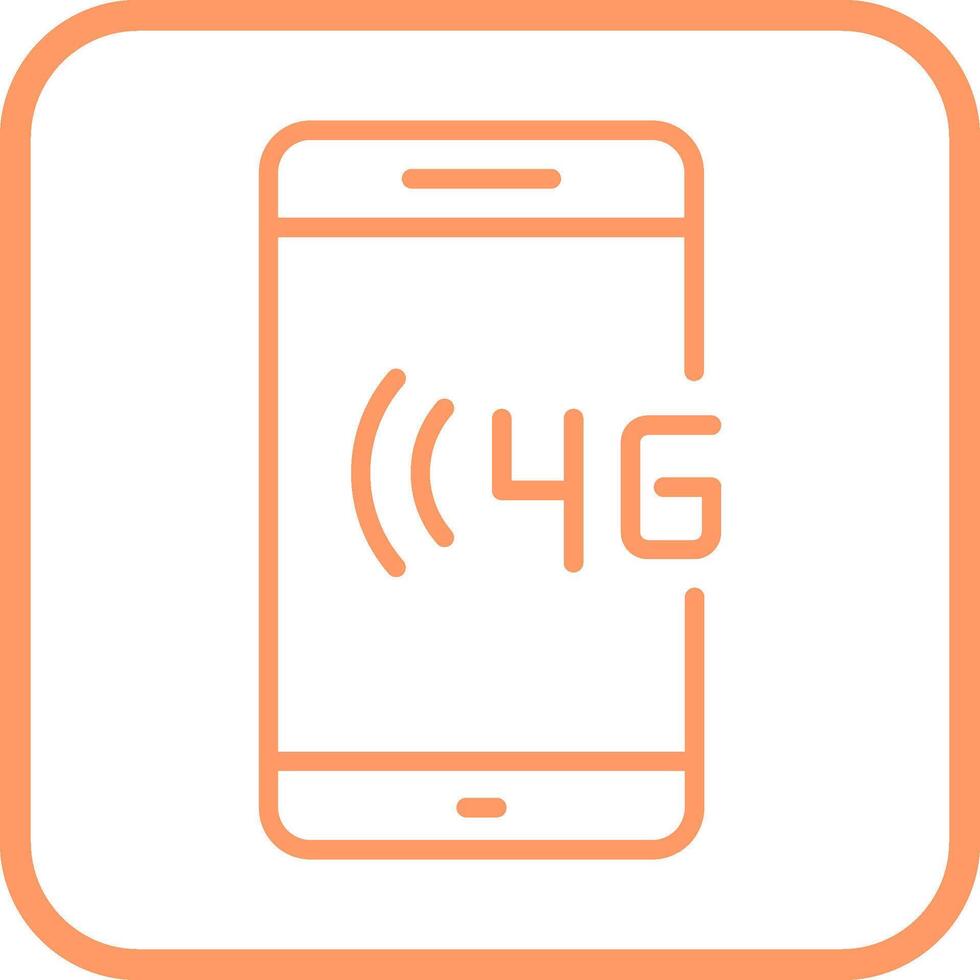 icono de vector 4g