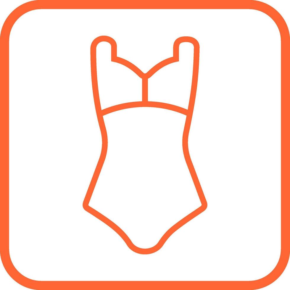 icono de vector de traje de baño