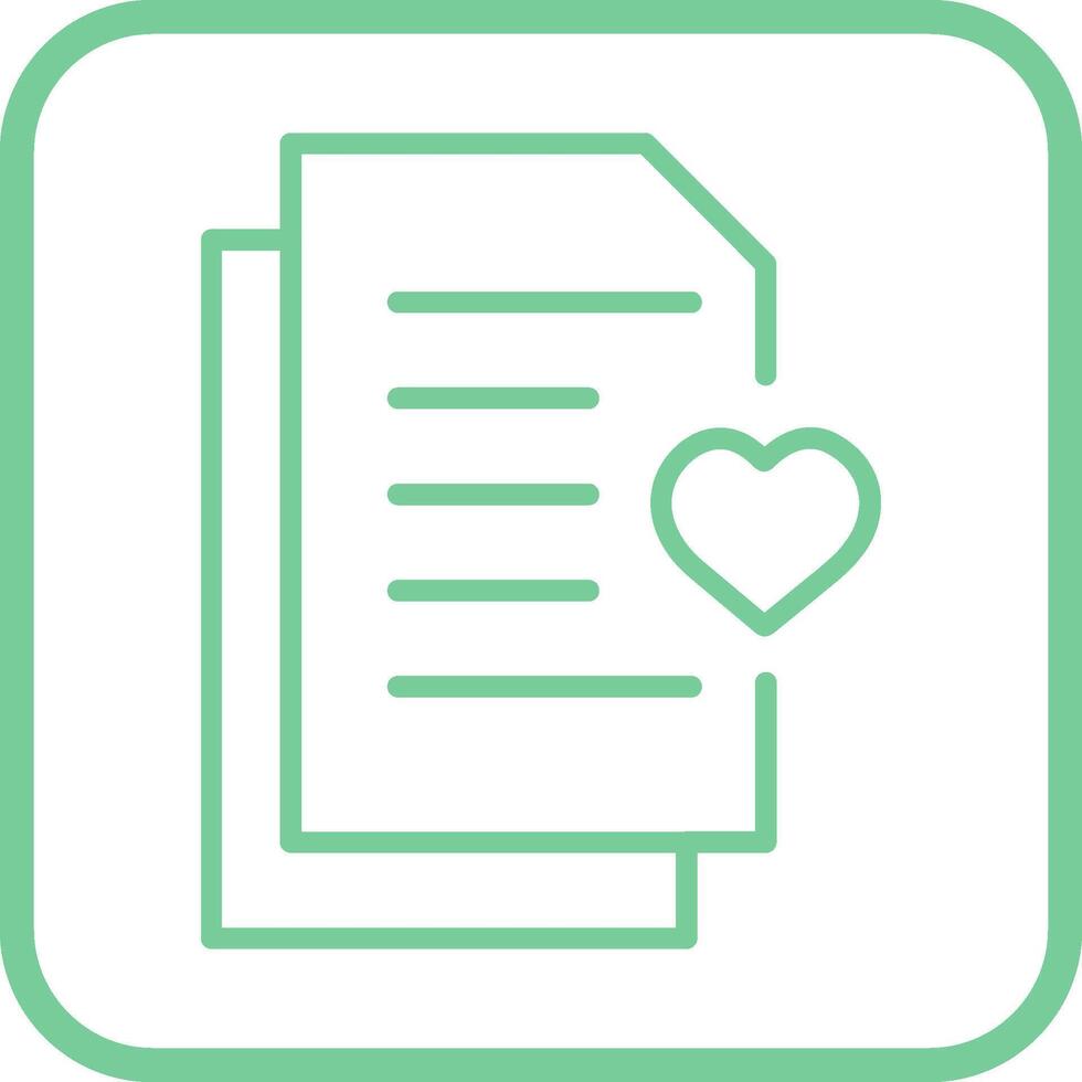 Favorite List Vector Icon