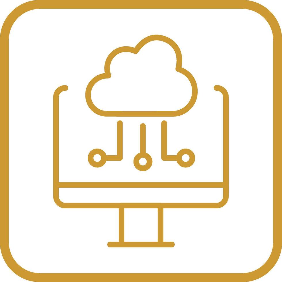 Cloud Computing Vector Icon