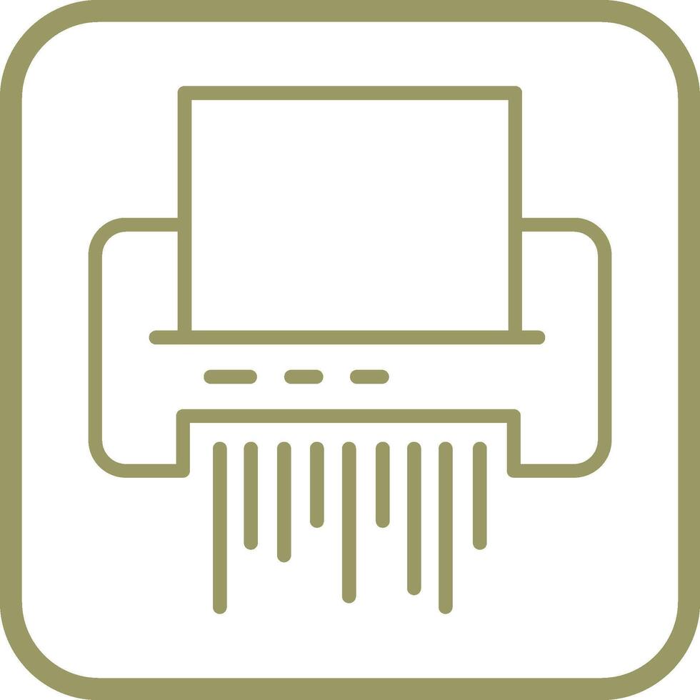 Paper Shredder Vector Icon