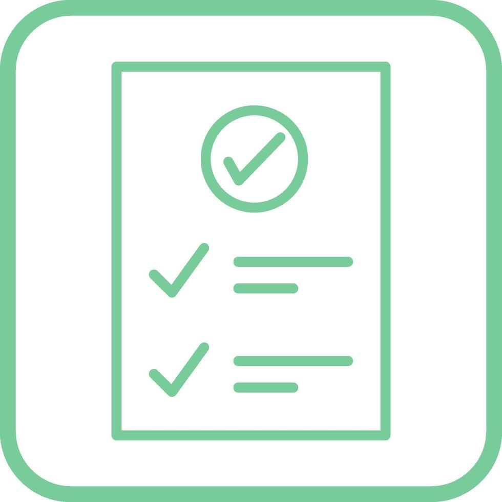 Check Up List Vector Icon