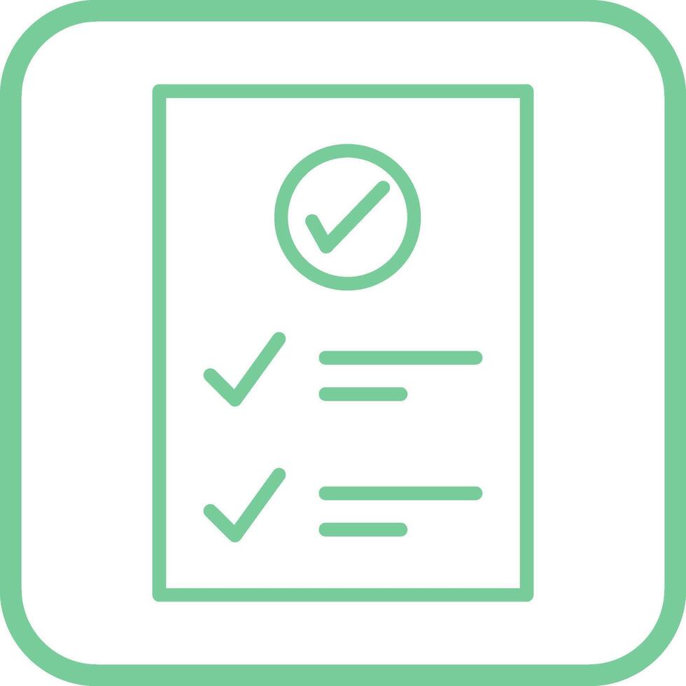 Check Up List Vector Icon