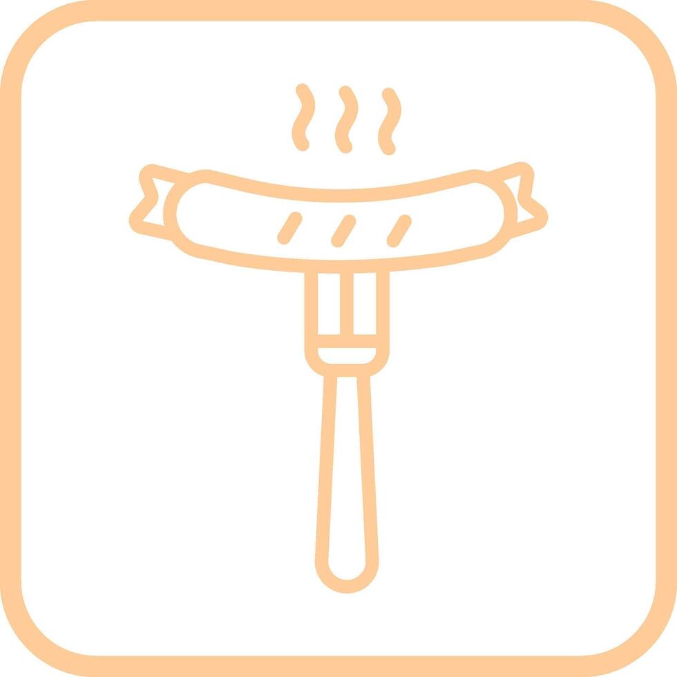 Sausage Vector Icon