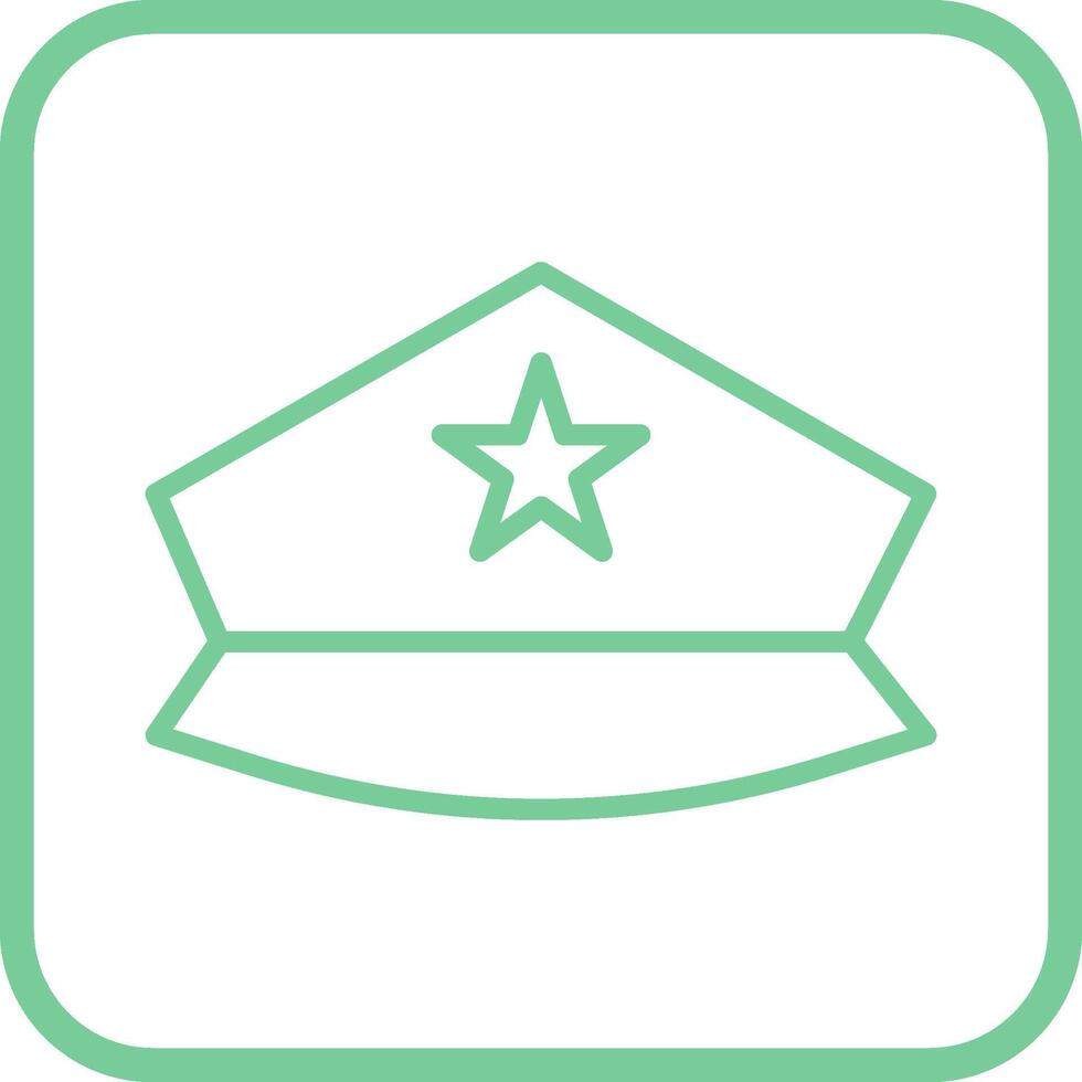 Police Hat Vector Icon