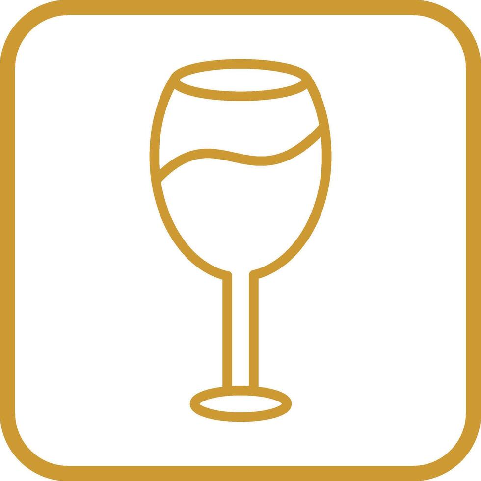 icono de vector de copa de vino