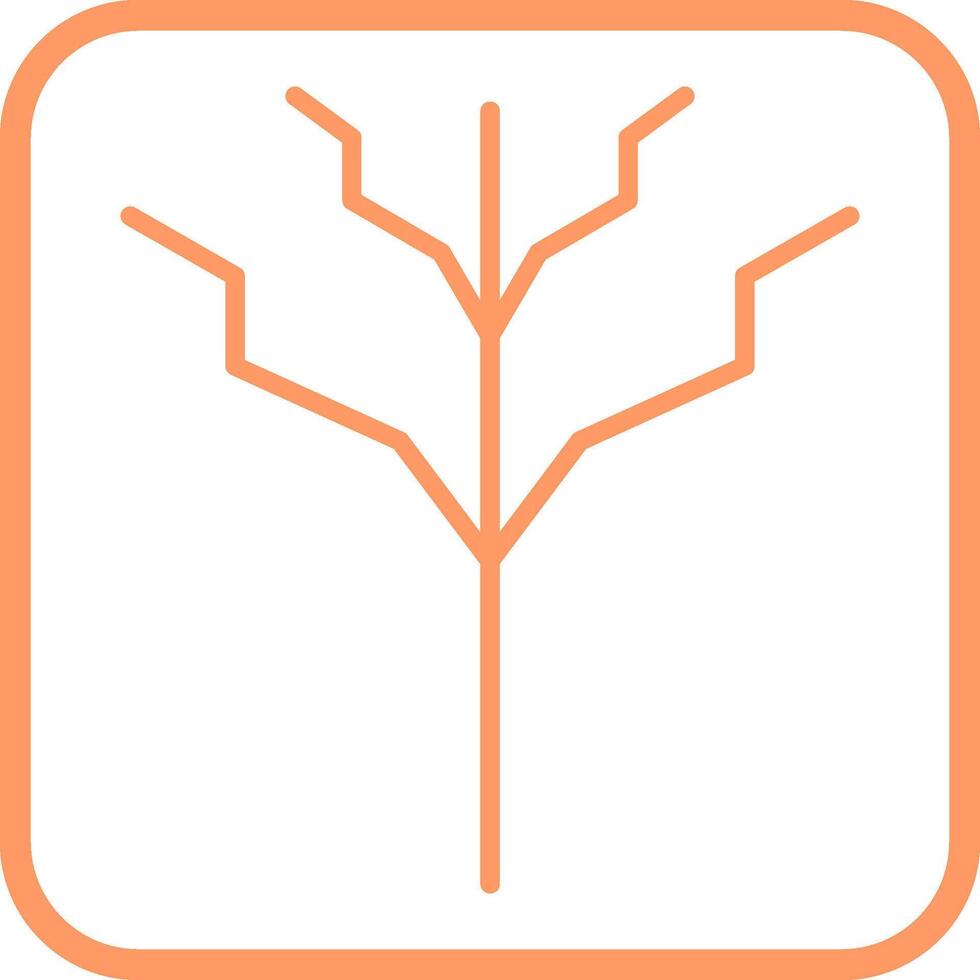 Tree with no leaves Vector Icon
