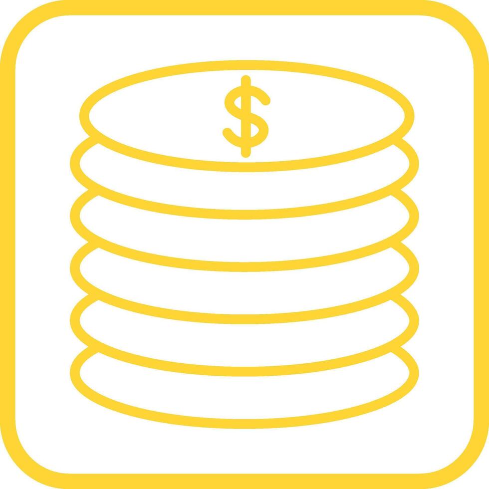 Stack of Coins Vector Icon
