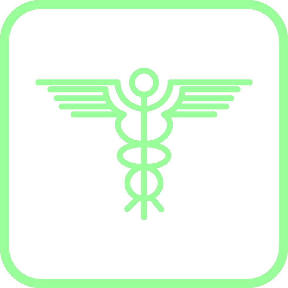 Caduceus Vector Icon