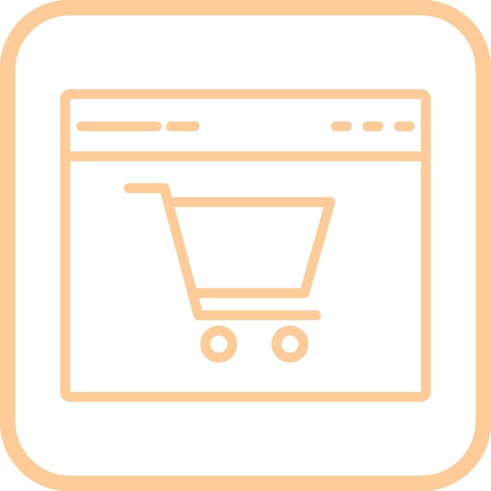 Ecommerce Website Vector Icon