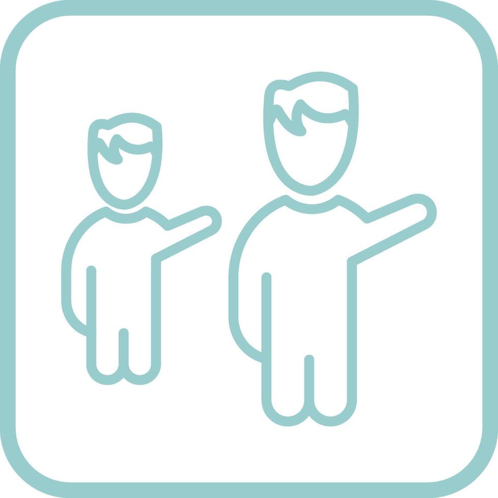 Waving to People II Vector Icon