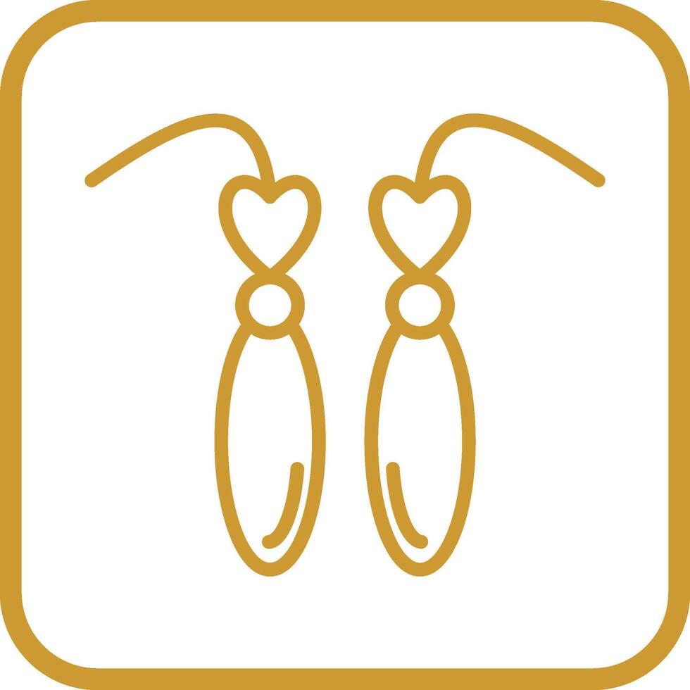 Earrings Vector Icon