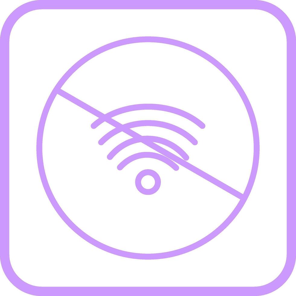 No Wifi Vector Icon