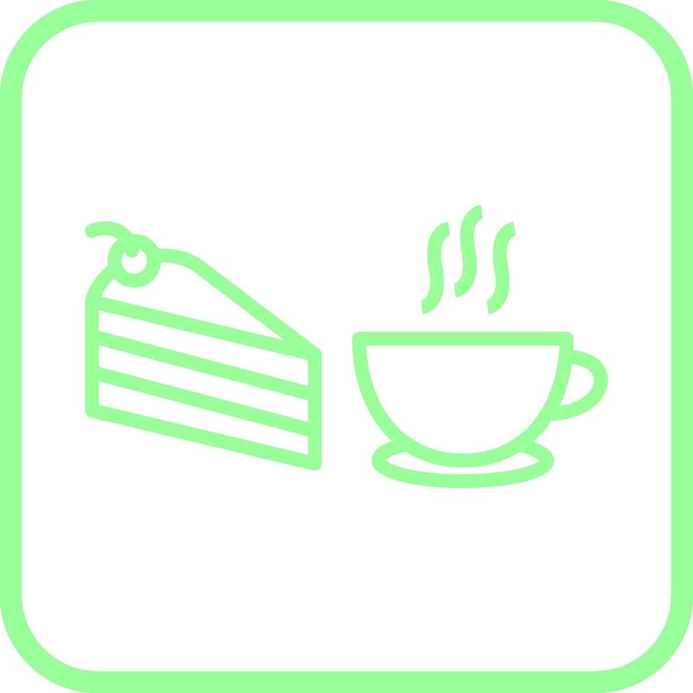 Coffee Served Vector Icon
