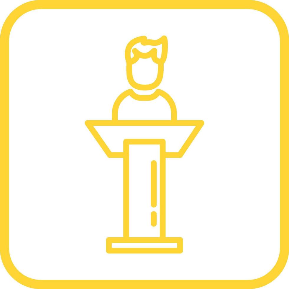 Elected Candidate Vector Icon
