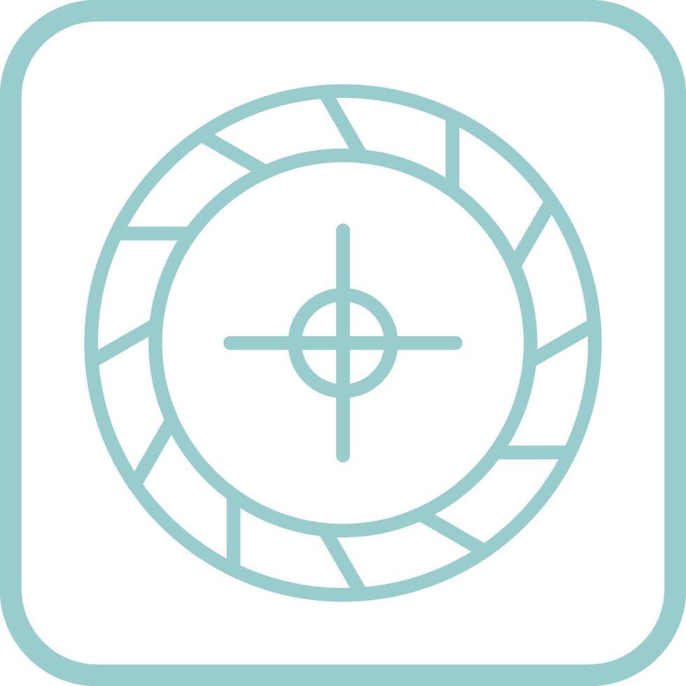 ruleta ii vector icono