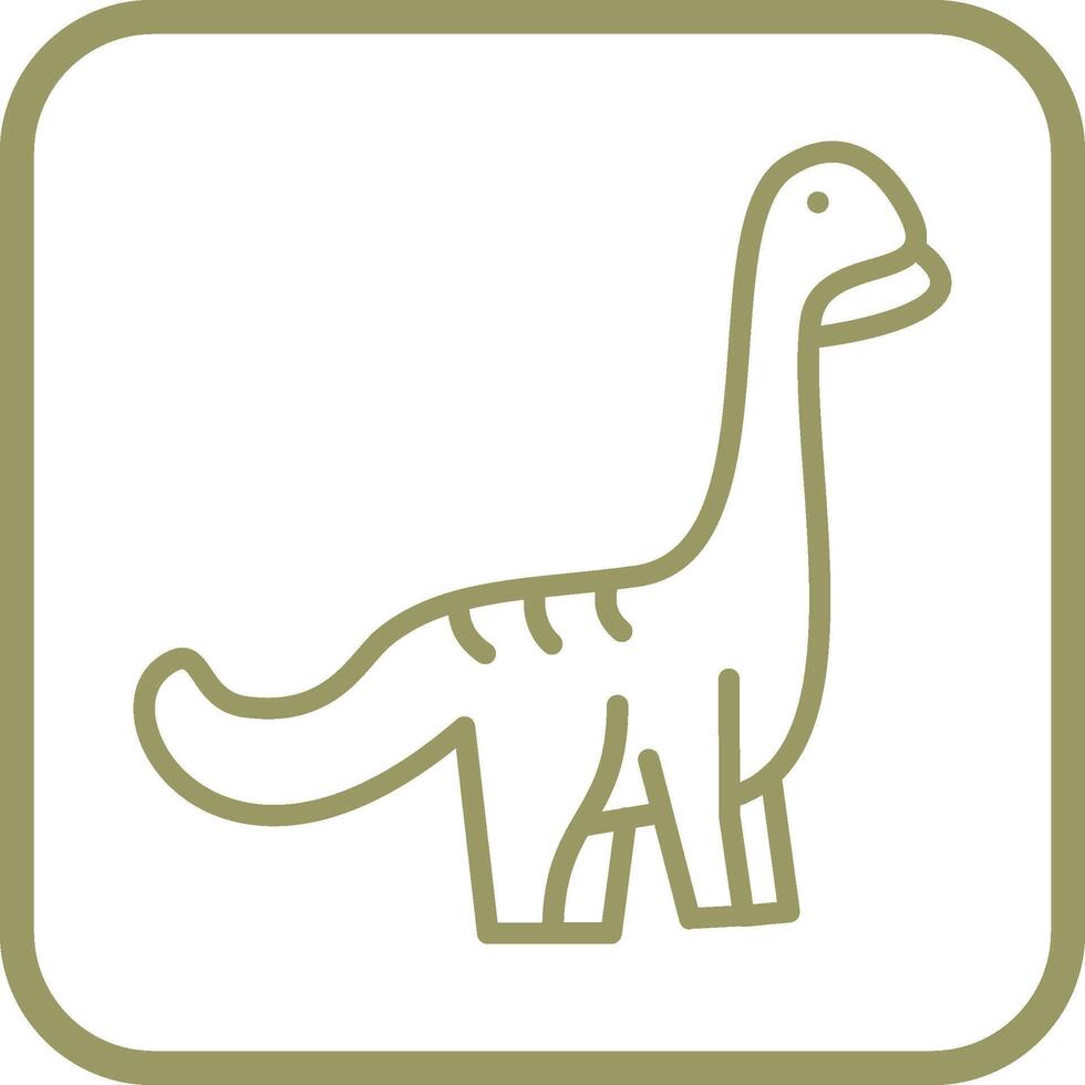 icono de vector de dinosaurio