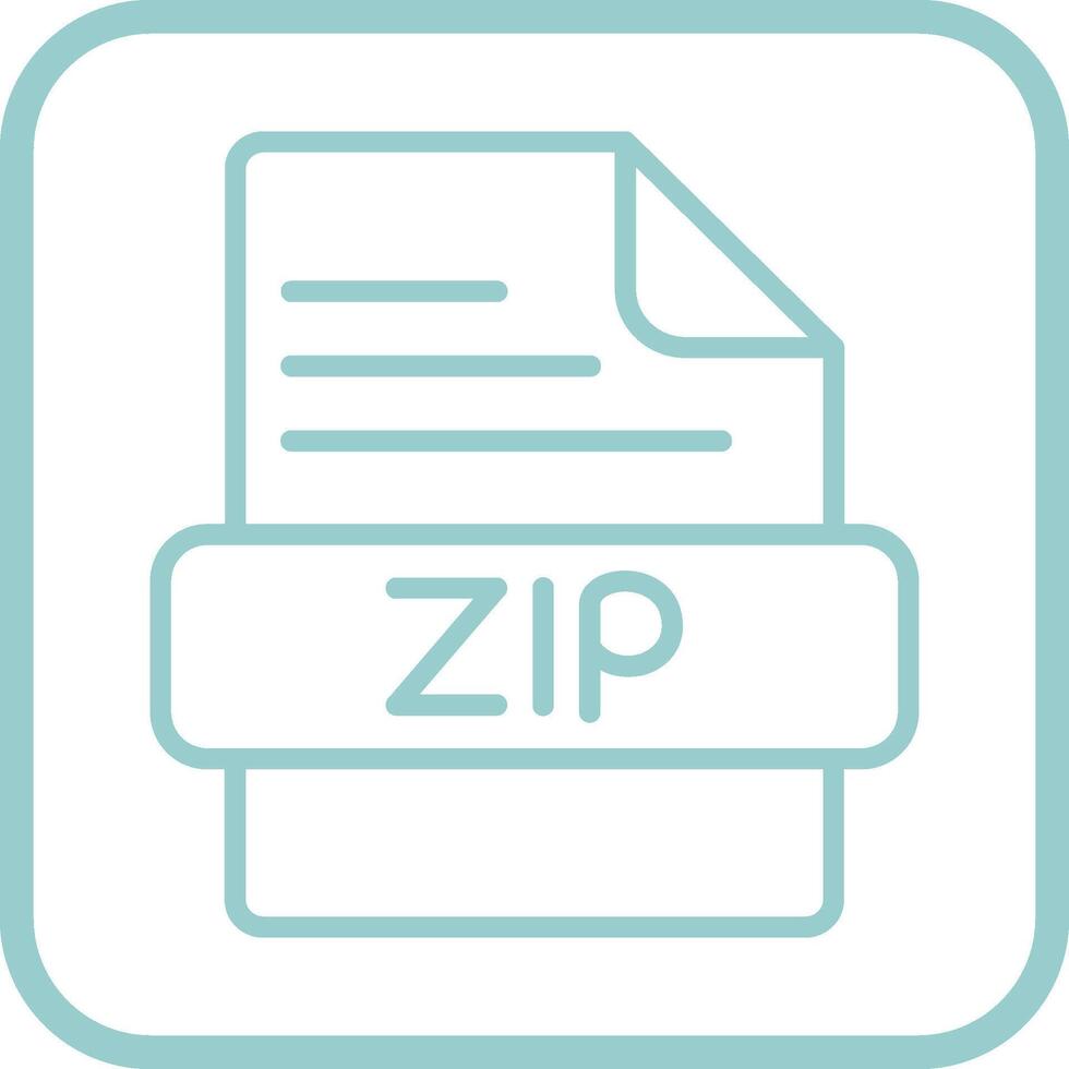ZIP Vector Icon