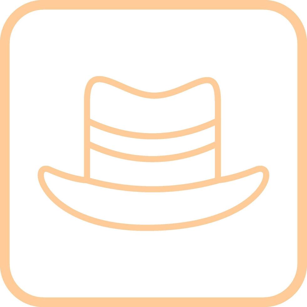 sombrero vi vector icono