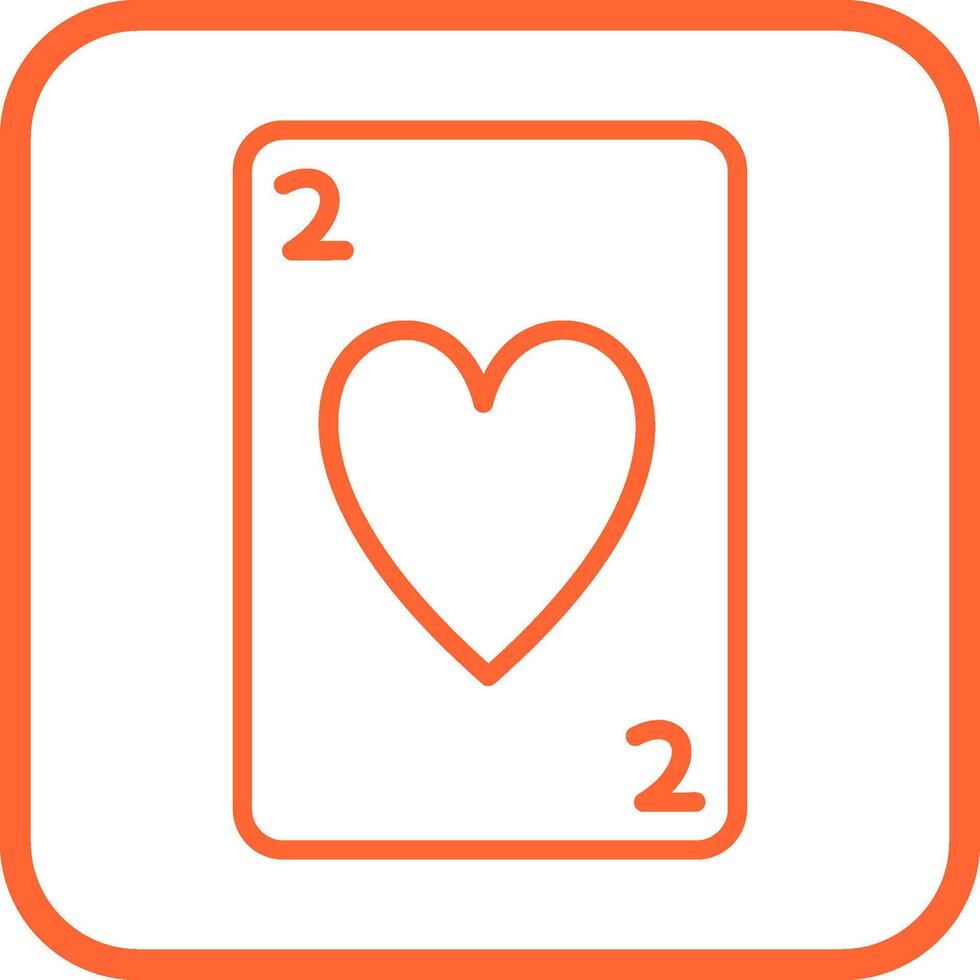 Hearts Card Vector Icon