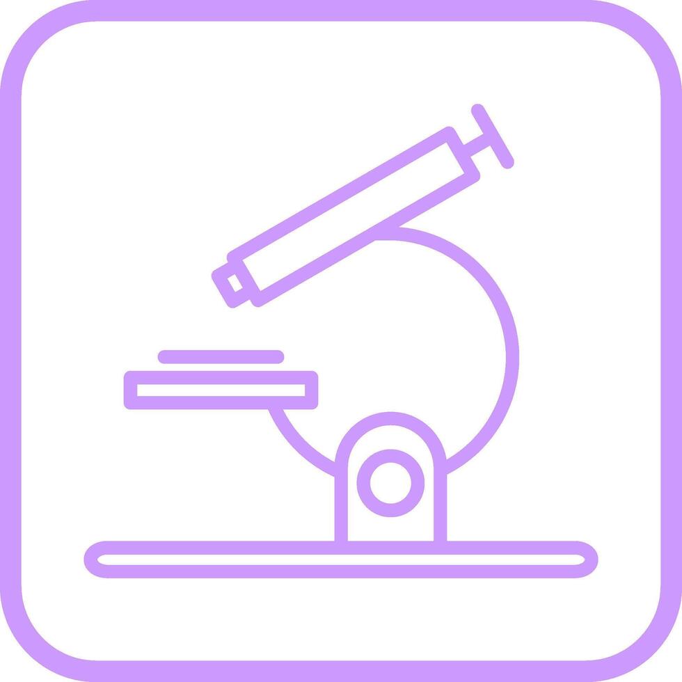 icono de vector de microscopio