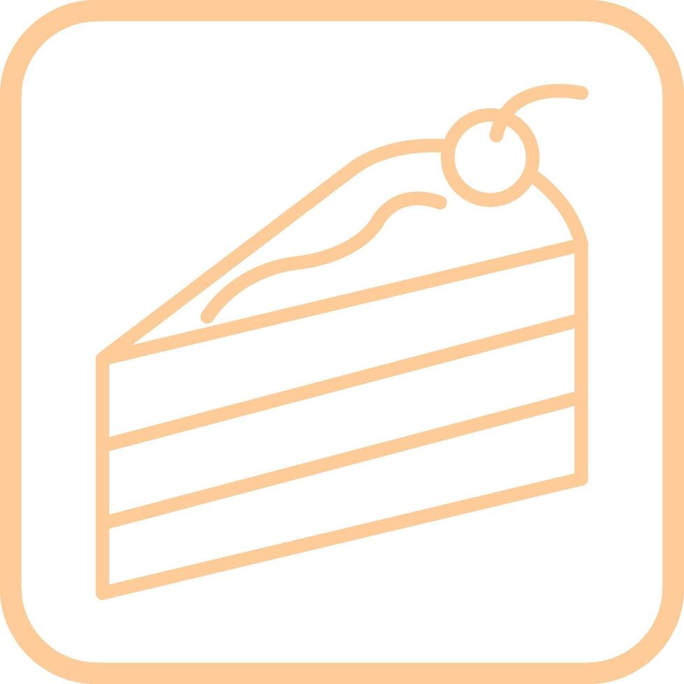 Cake Slice Vector Icon