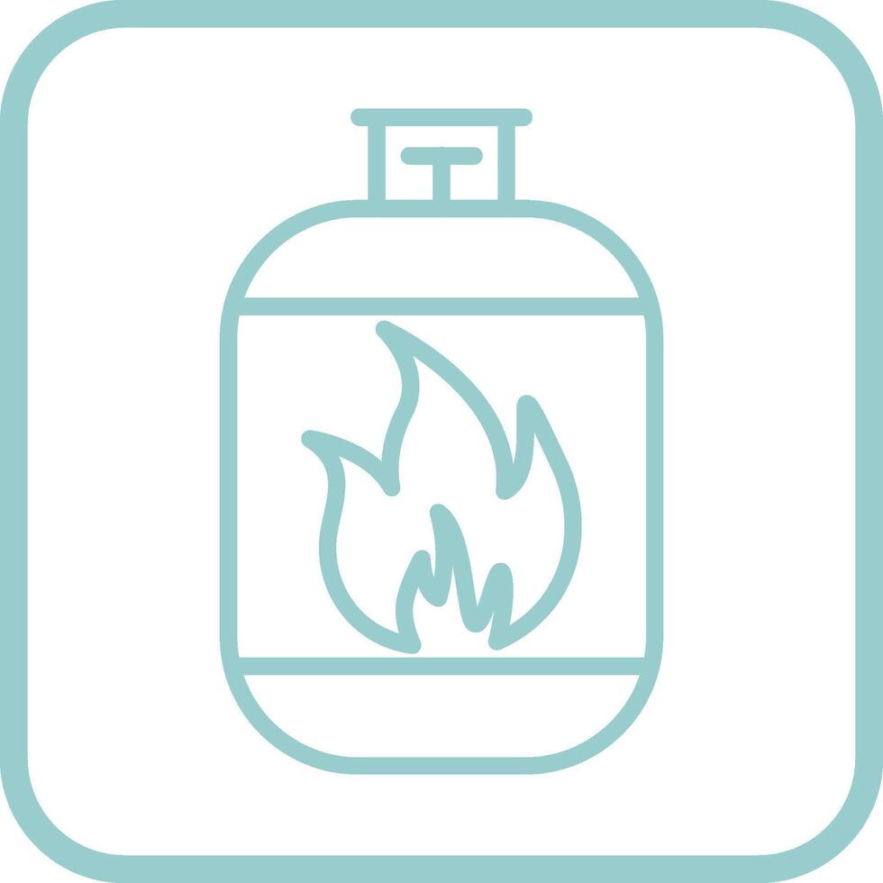 Gas Cylinder Vector Icon