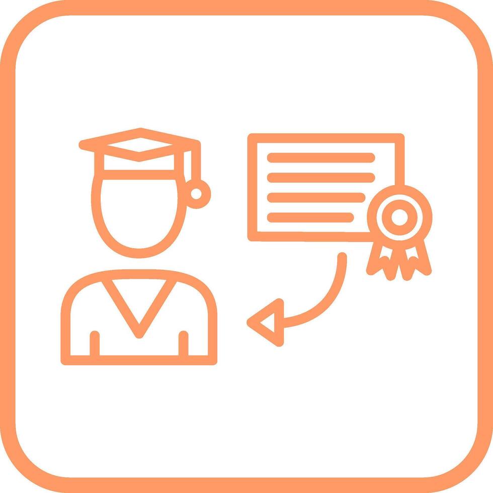 Receiving Degree Vector Icon