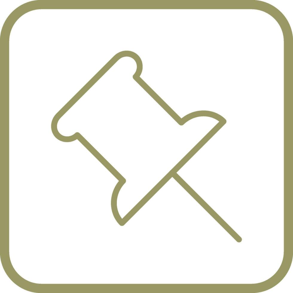 Push Pin Vector Icon
