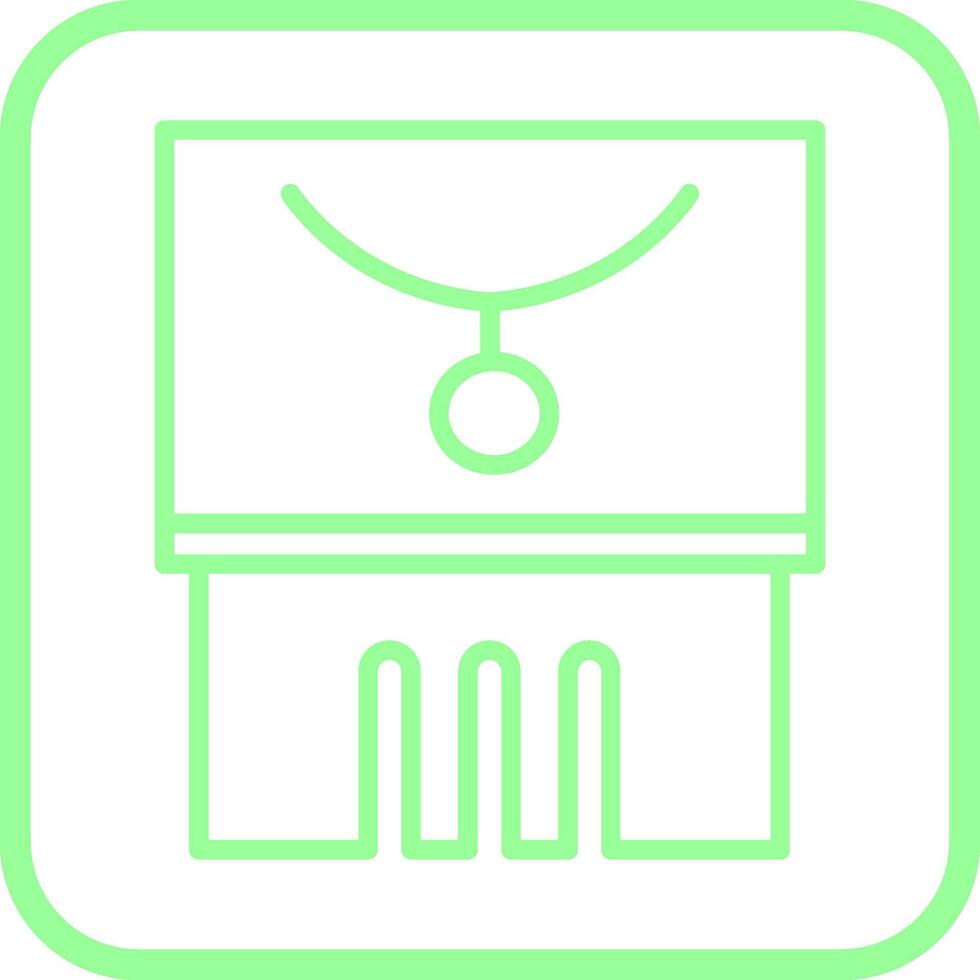 Jewel Exhibit Vector Icon