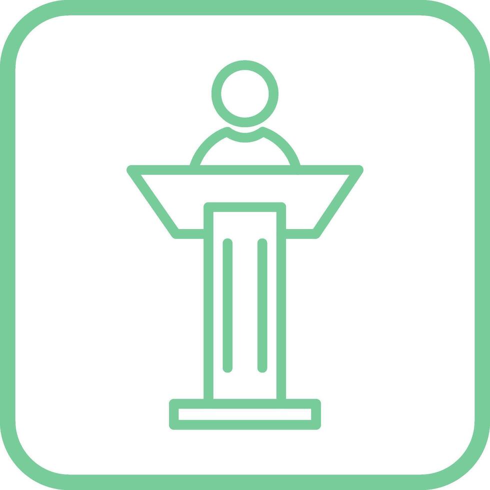 Podium Vector Icon