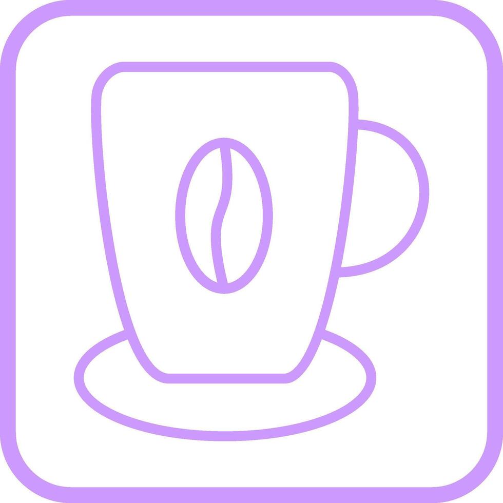 icono de vector de taza de café