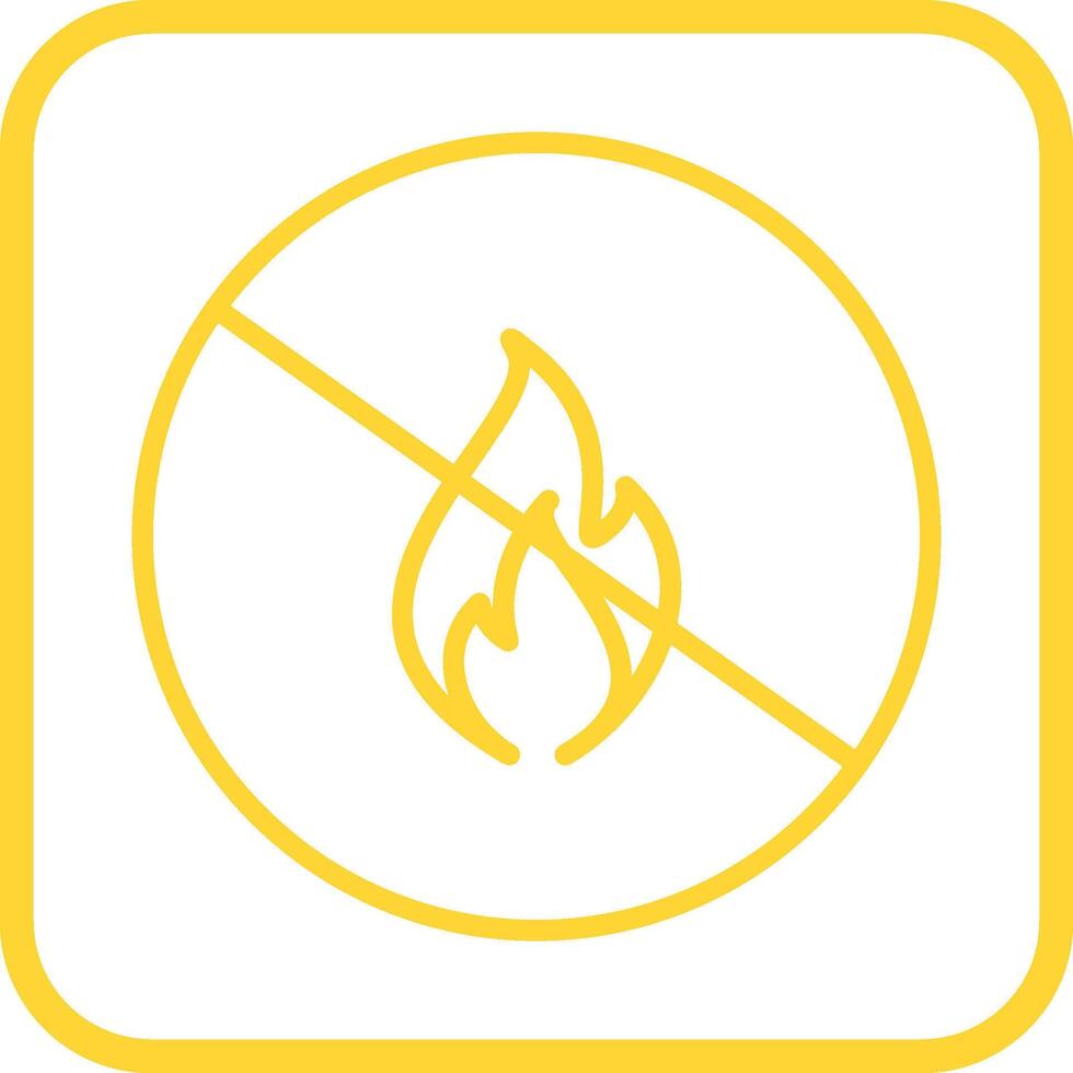 Danger of Flame Vector Icon