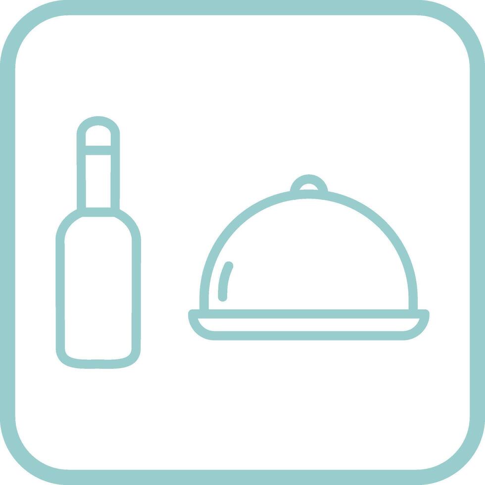 Food and Beer Vector Icon