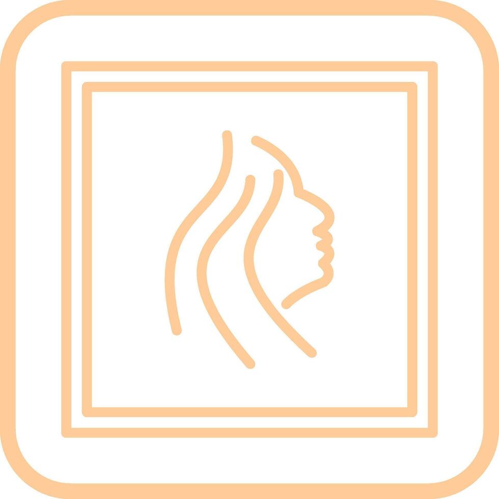 Painting of Woman Vector Icon