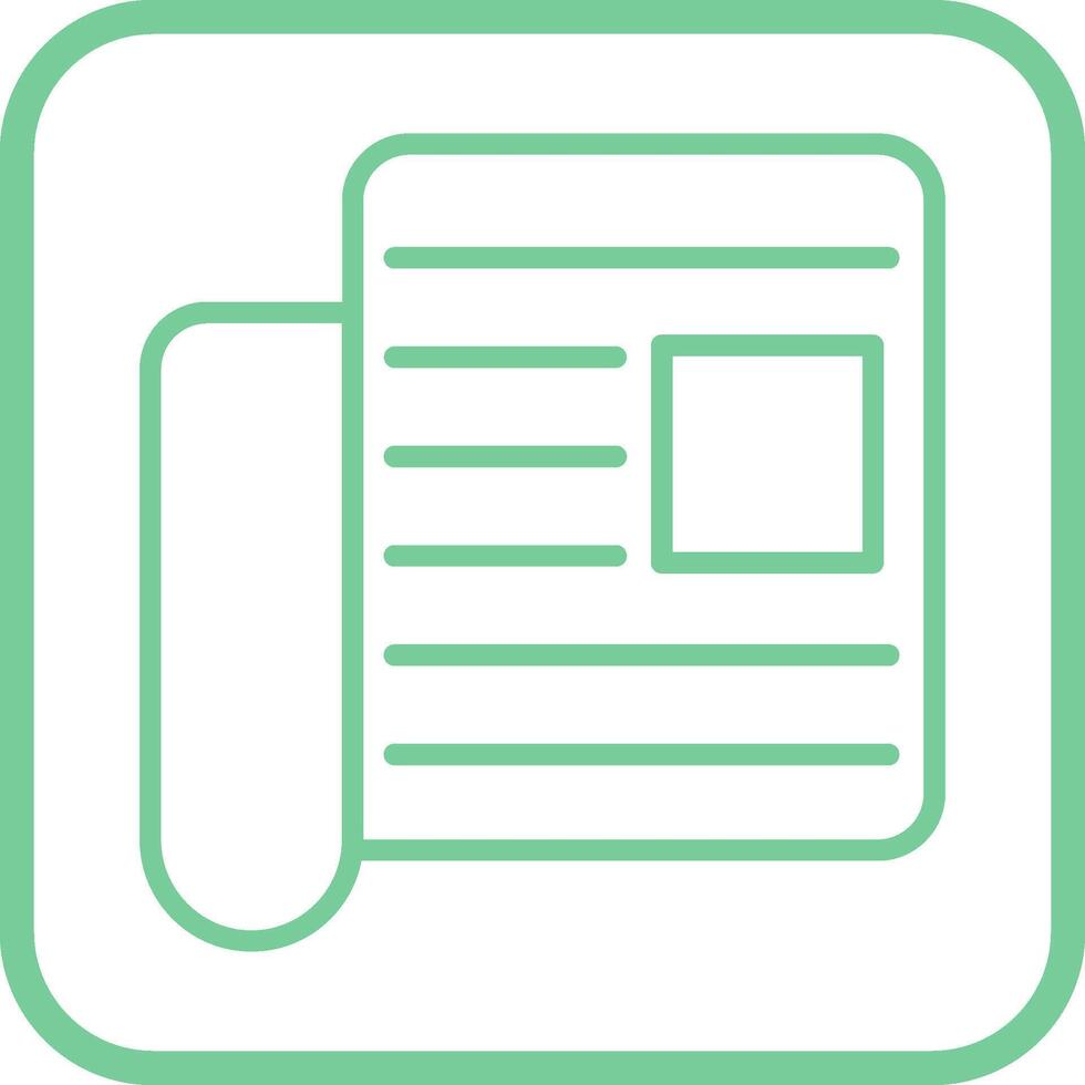 Newspaper Vector Icon