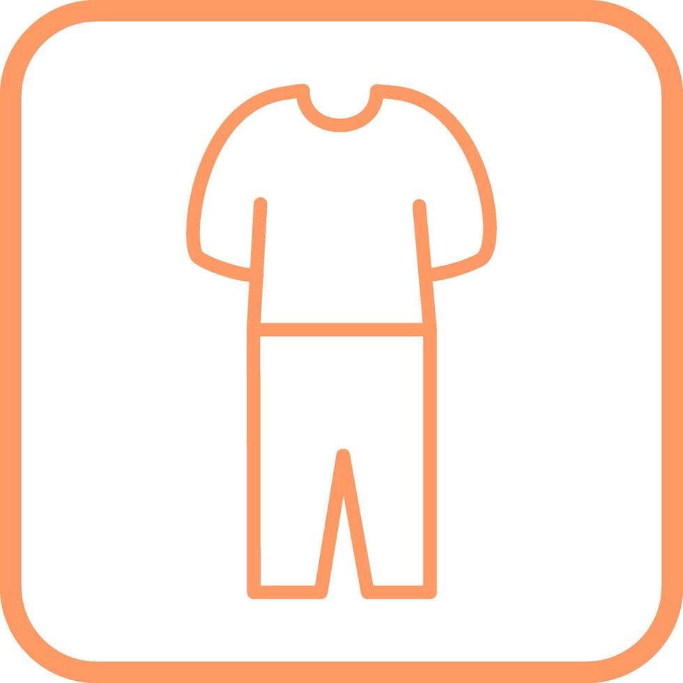 icono de vector de traje de pijama