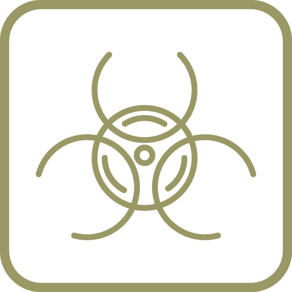 Biological Hazard Vector Icon