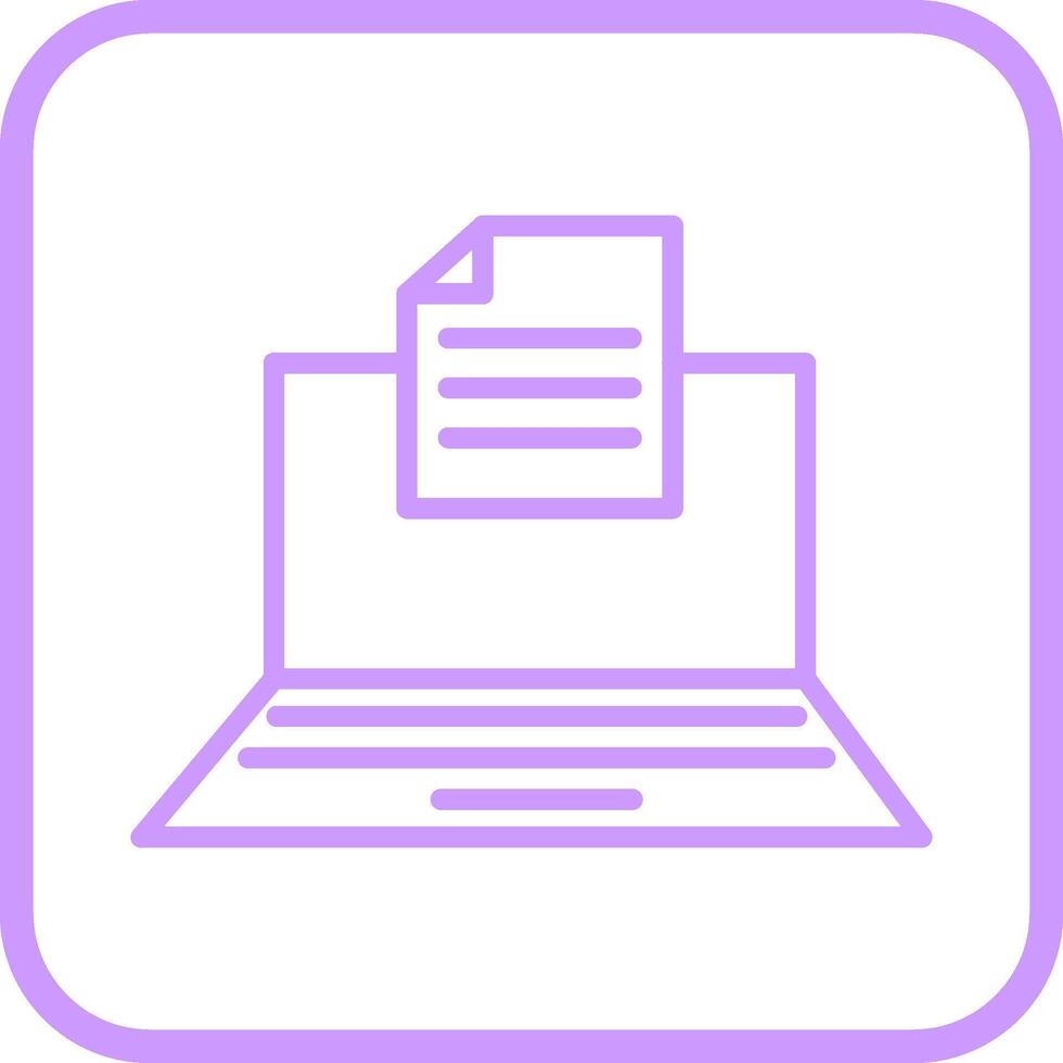 Online Exam Vector Icon