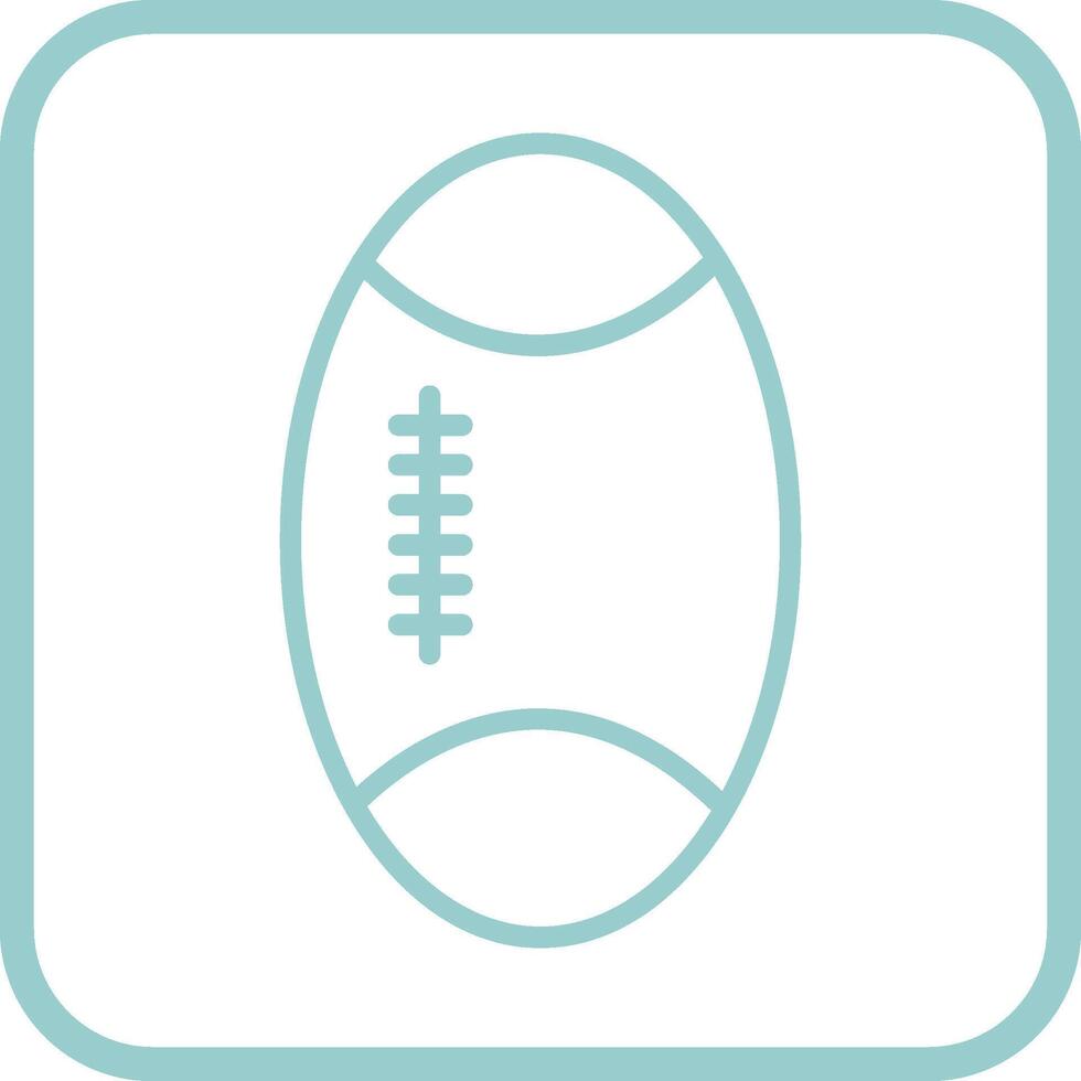 Rugby Vector Icon